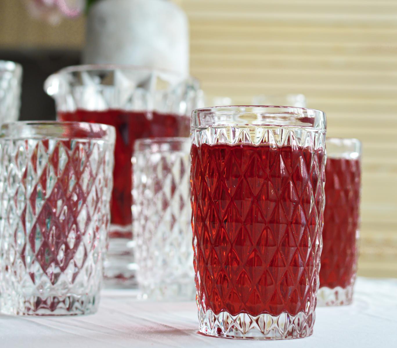 Sendez Set 6 Bicchieri In Vetro 330 Ml – Superficie Strutturata, Design Elegante, Lavabili In Lavastoviglie
