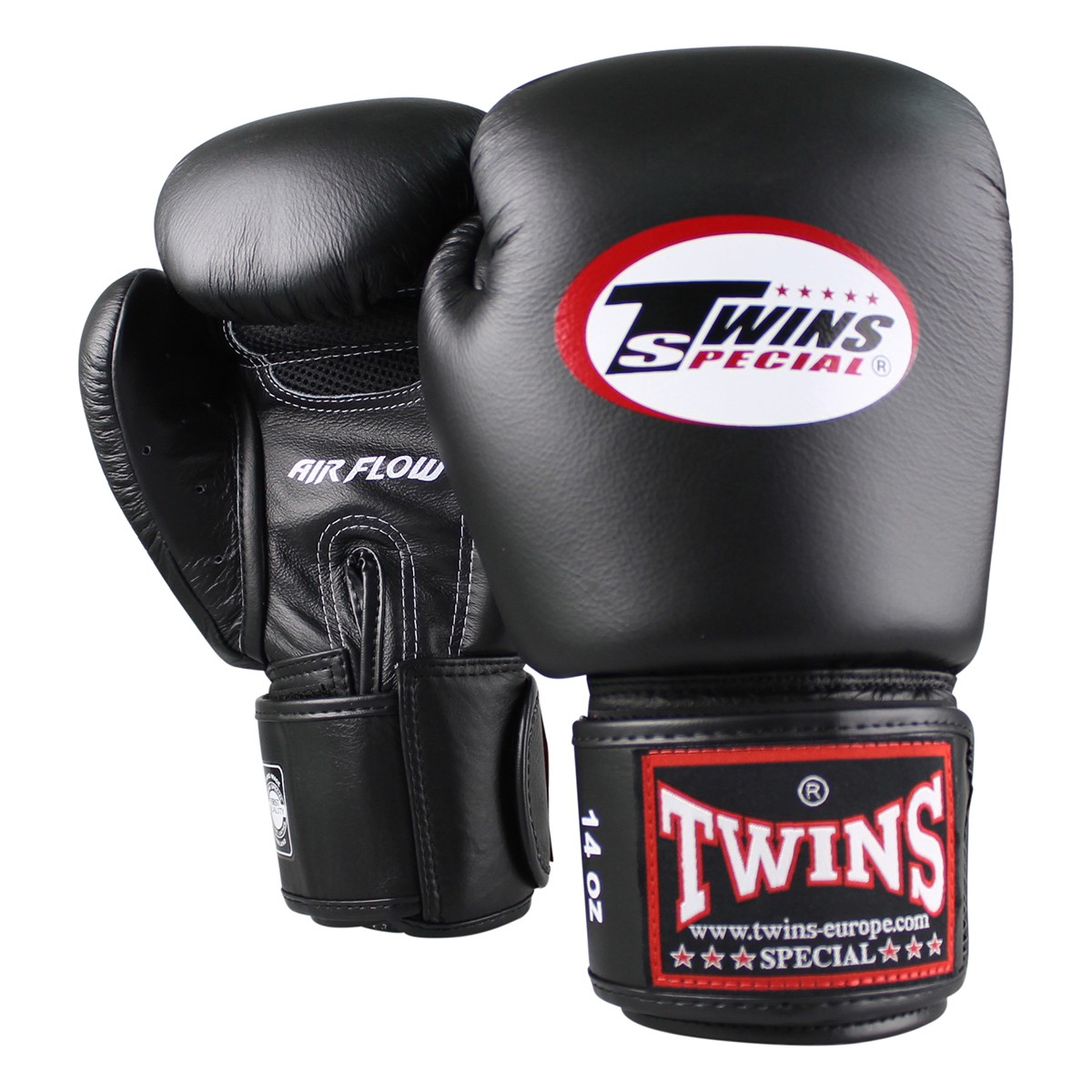 Twins special Boxing Gloves Air Flow White-Black Sparring Training BGVLA-2