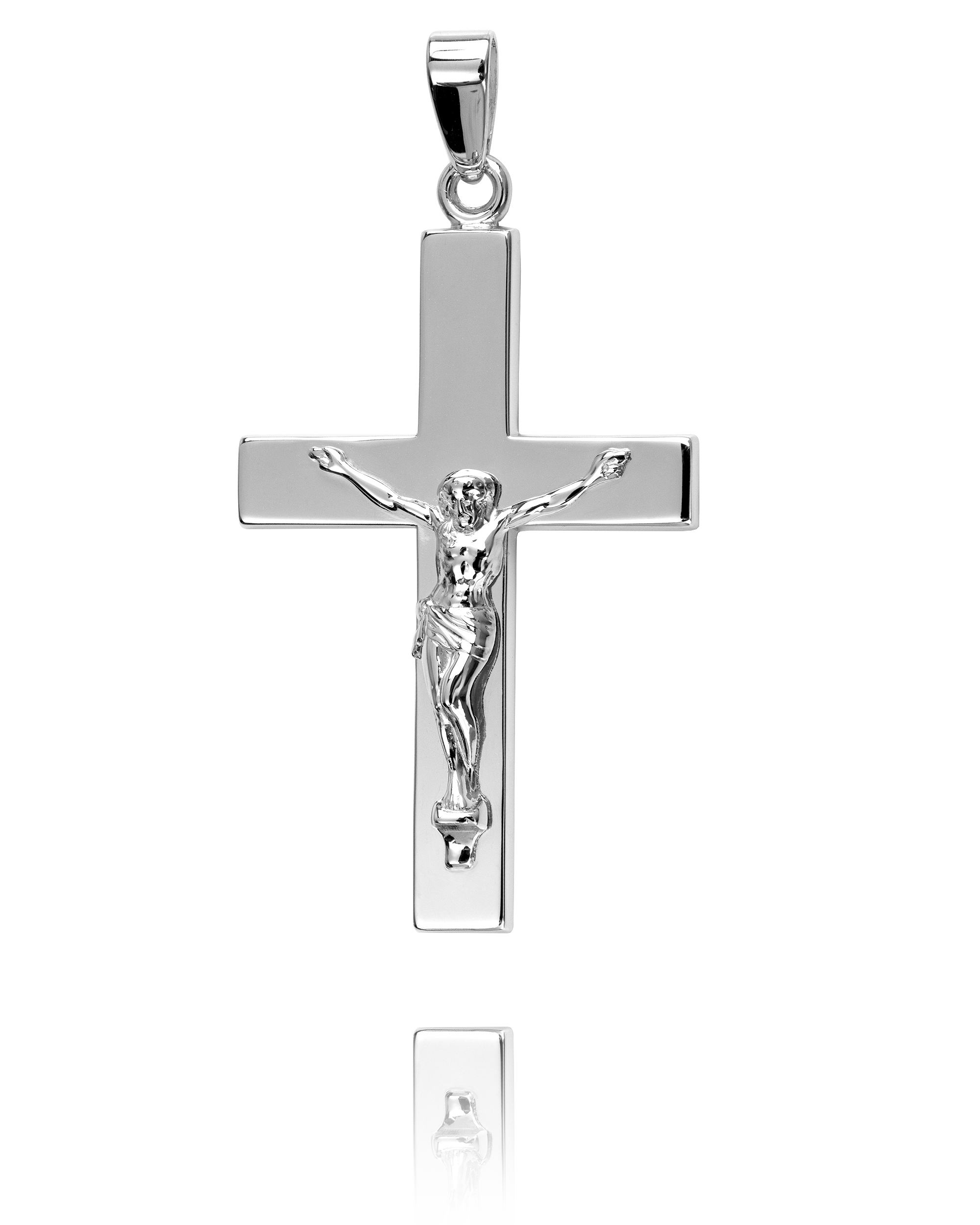 JEVELION KREUZKETTE Kruzifix 925 Sterlingsilber - Made in Germany
