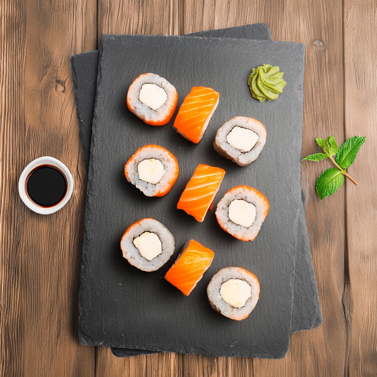 Sendz® Slate Slabs Set 30x20cm Assiette de service Assiettes de fromage assiette de fromage en montagne 2-12 PC.