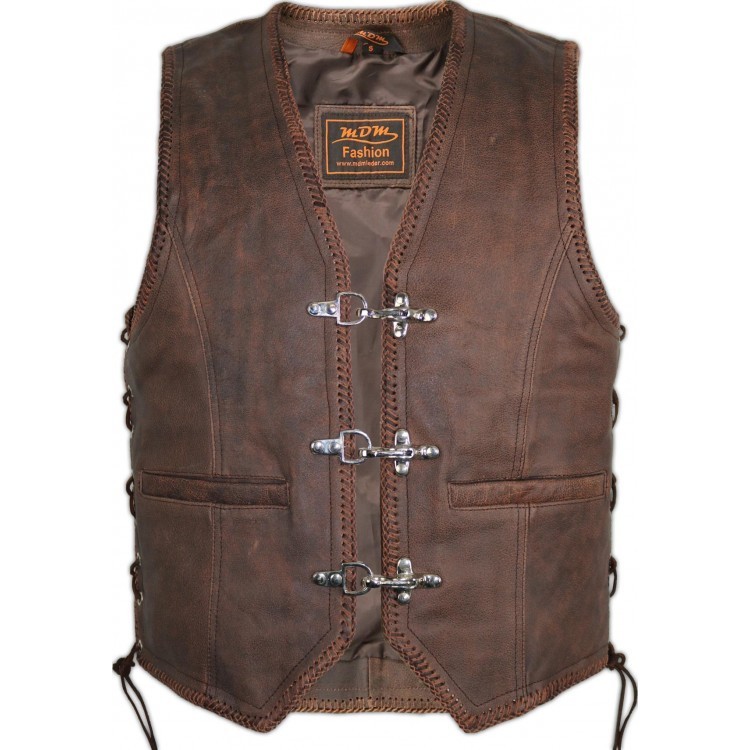 Herren Weste Leder TRAPPER - Jagdbekleidung | Outdoorbekleidung | Hub, 109,95