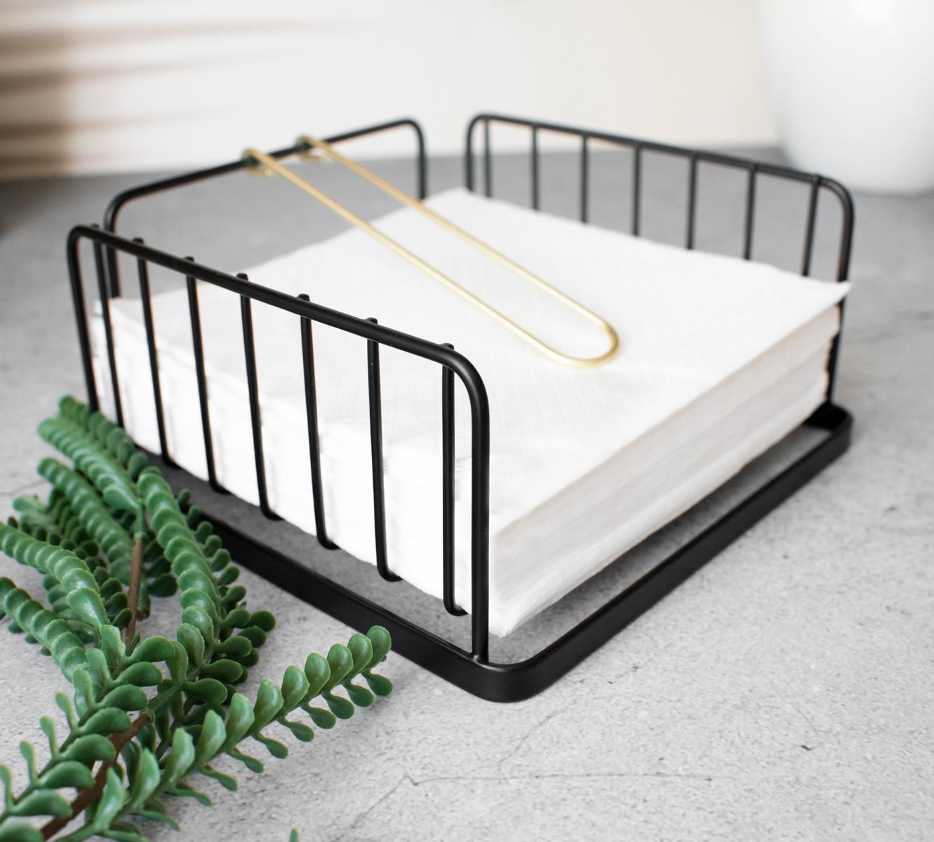 Porte-Serviette en Métal pour Table, Distributeur de