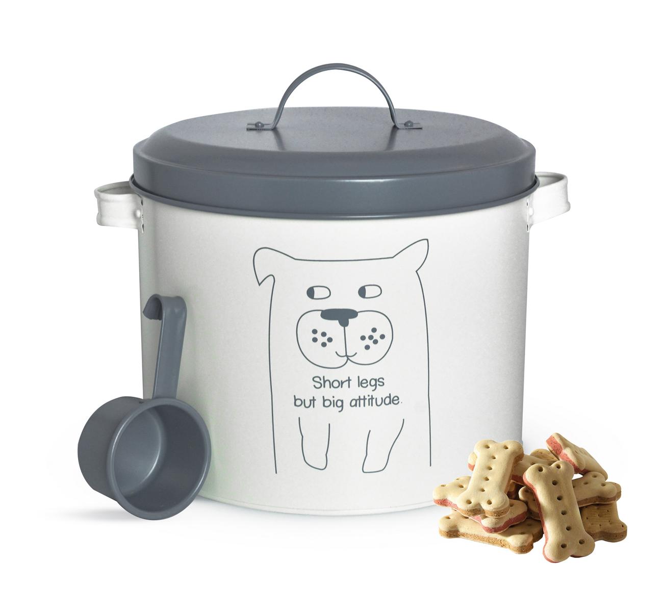 Trockenfutterdose Lffel Metalldose Tierfutter Vorratsdose Hundefutterbox  Hund | eBay