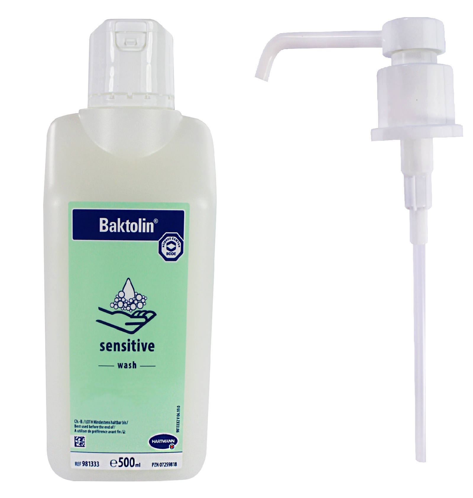 Paul Hartmann AG Baktolin Sensitive 500 Ml + Dosierpumpe 500 Ml | EBay