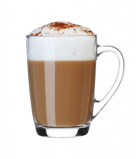 6 Kaffeegläser 300ml mit Henkel B-Ware Kaffeebecher Teegläser Latte Macchiato
