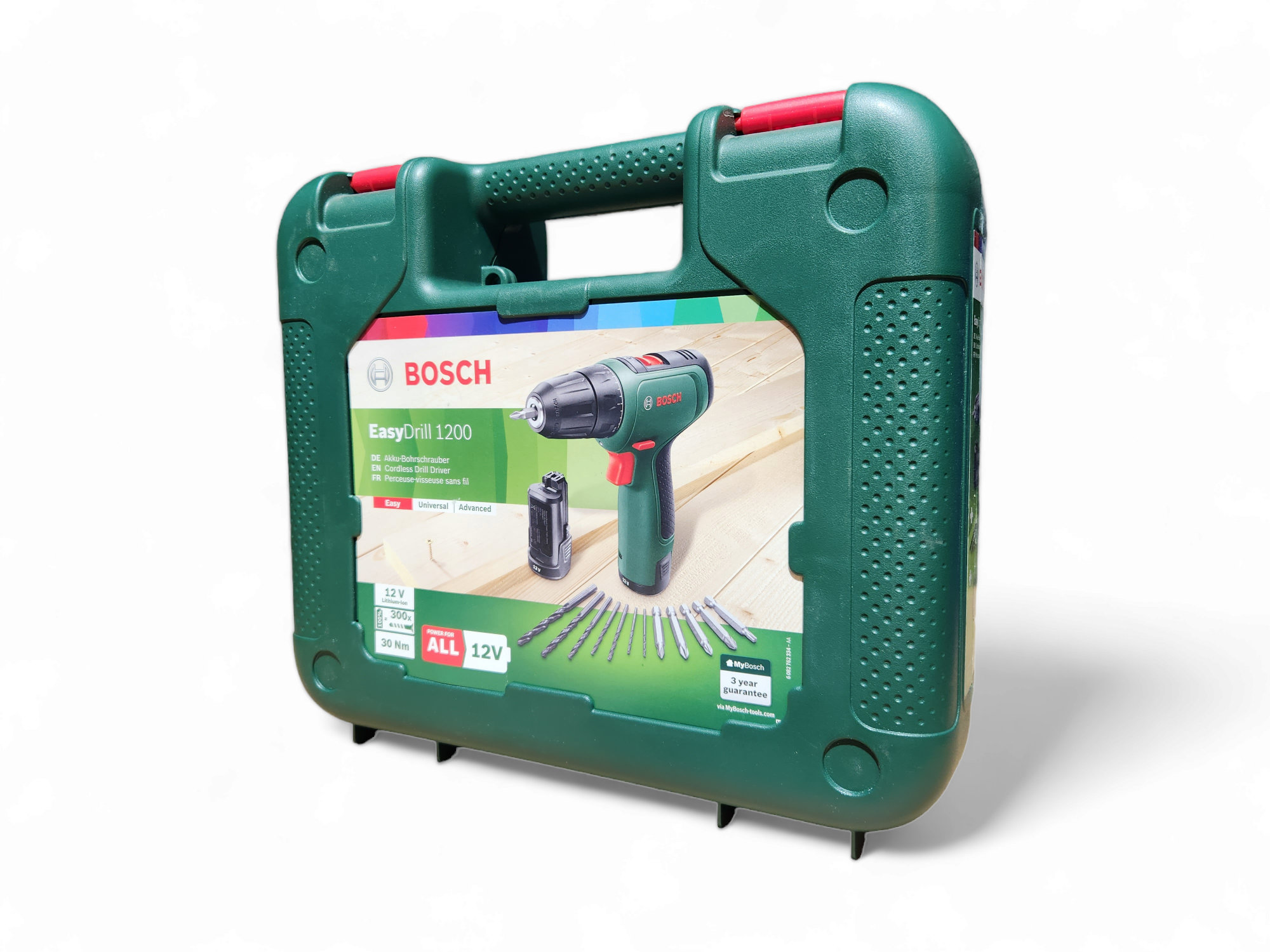 Bosch Akku-Bohrschrauber EasyDrill 1200 + 2x 1,5Ah Akku