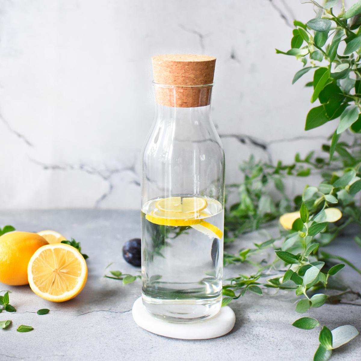 Caraffa In Vetro 1,5 L - Coperchio Sughero Pasabahce - Foto 4