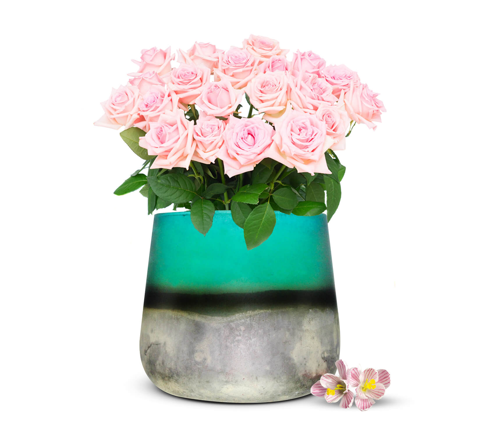 Vaso per fiori Barbara, vaso da tavolo, vaso in vetro, vaso per fiori, vaso per piante, vaso decorativo 