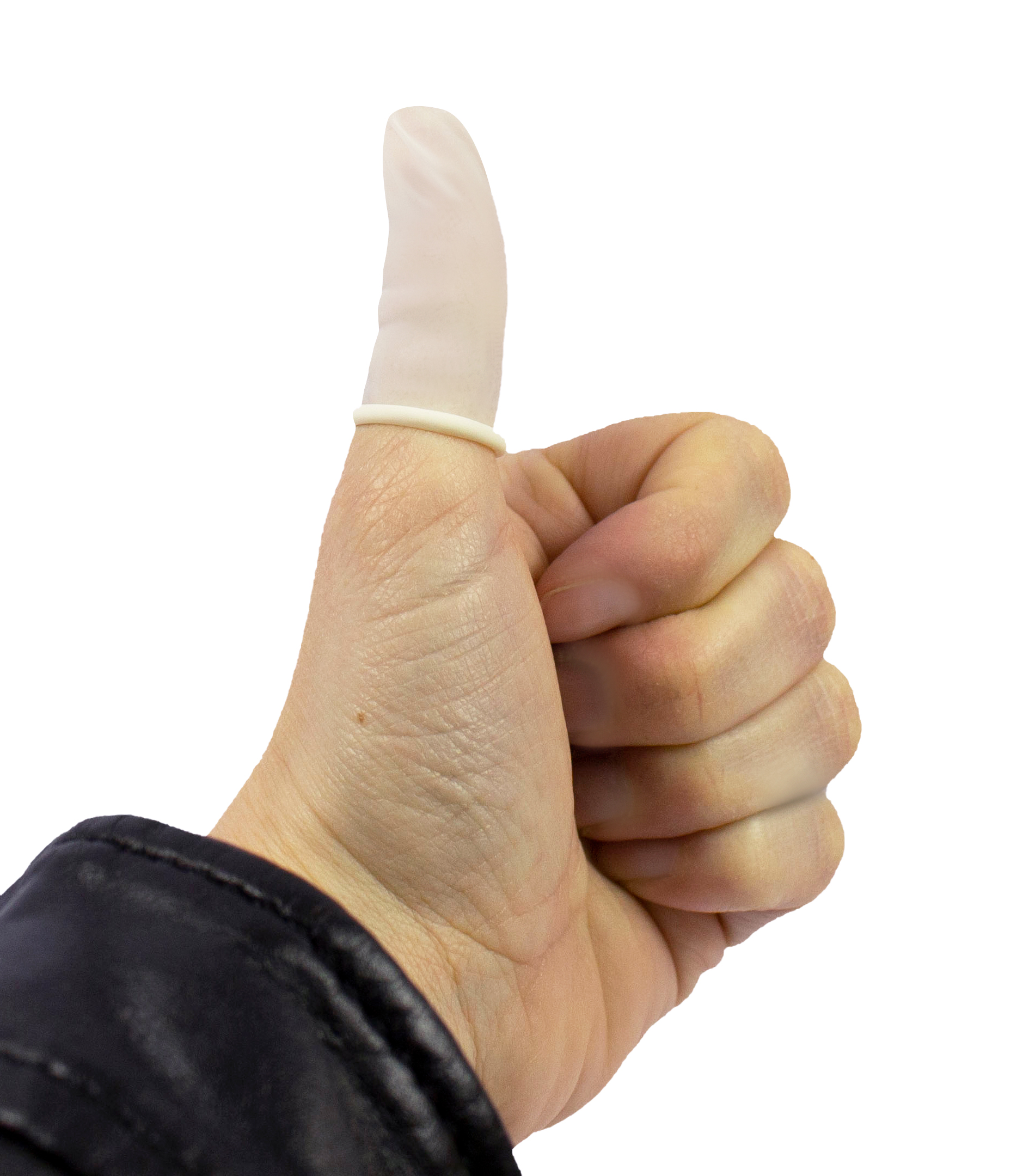 Romed Fingerlinge aus Latex gepudert 100 Stück Maniküre Kosmetik