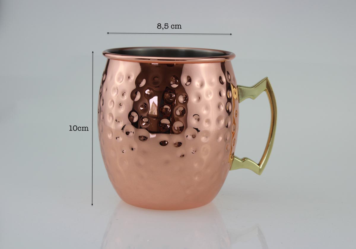 Moscow Mule Becher 500 Ml Handgemachter Kupferbecher Moskau Mule Cocktailkrug EBay