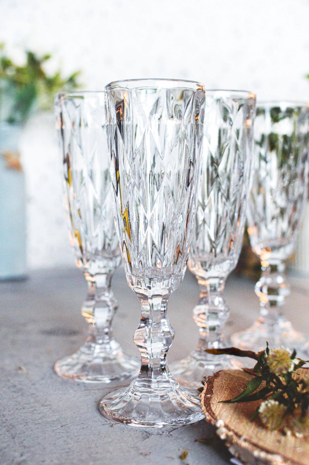 6 Sektgläser 150ml auf Fuß Beate Sektkelche Champagner Prosecco Sektglas Glas