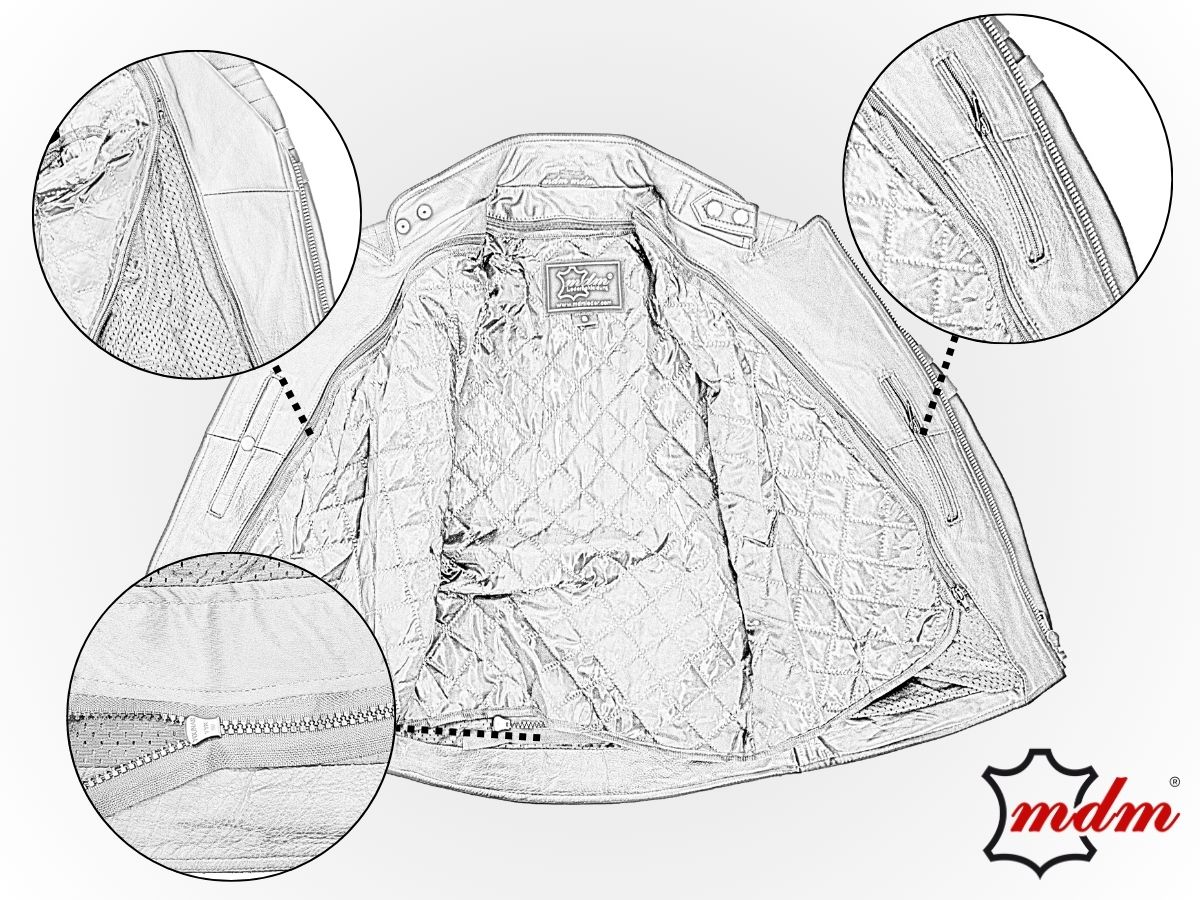Herausnehmbares Innenfutter Motorradjacke