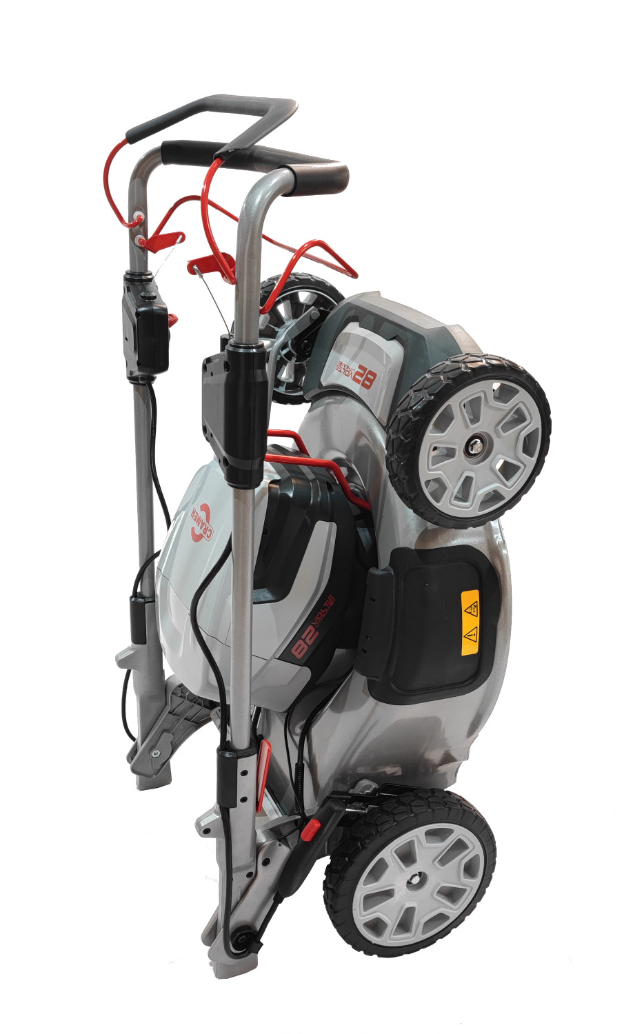 Cramer 82LM51SX selbstfahrender Rasenmäher 51 cm + 2 Bluetooth fähige Akkus 3Ah